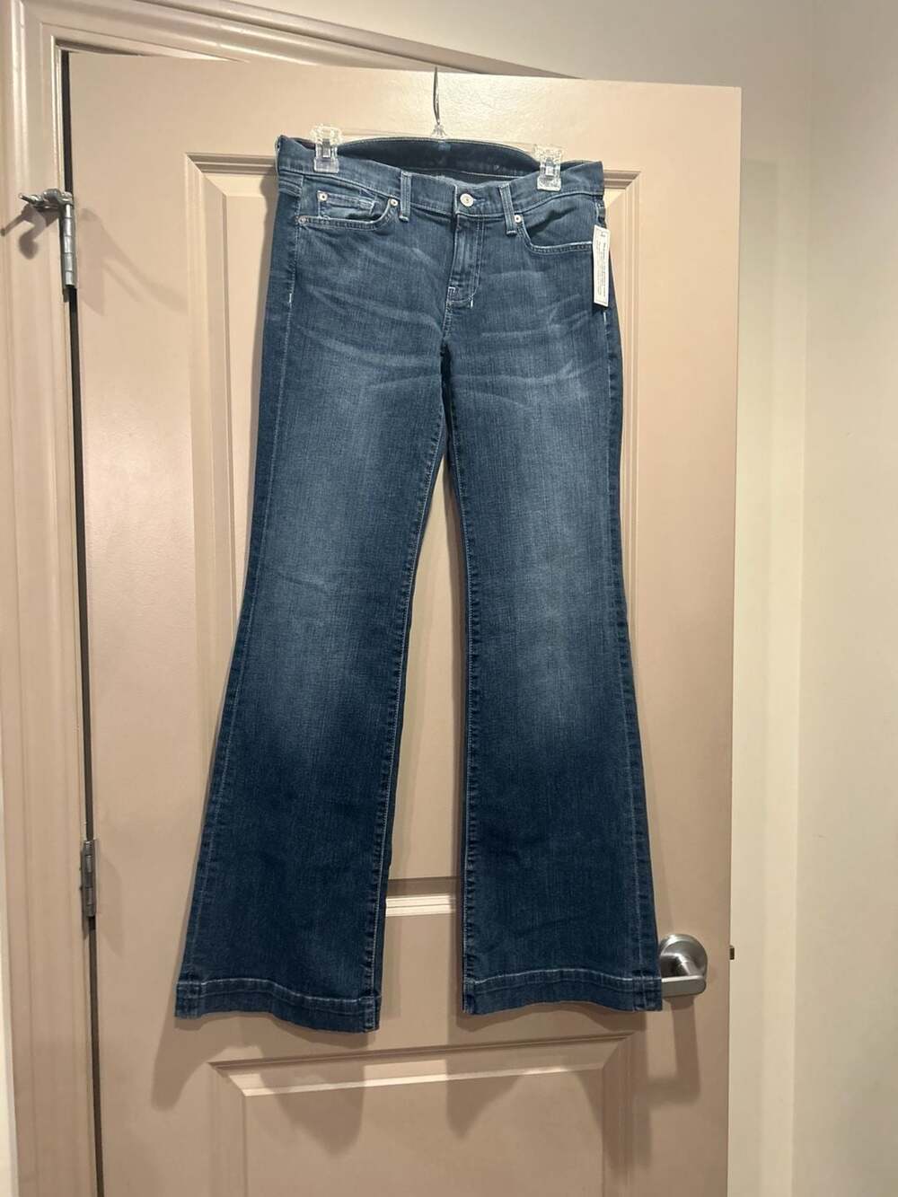 7 For All Mankind Dojo Flare Leg Jeans Size 28